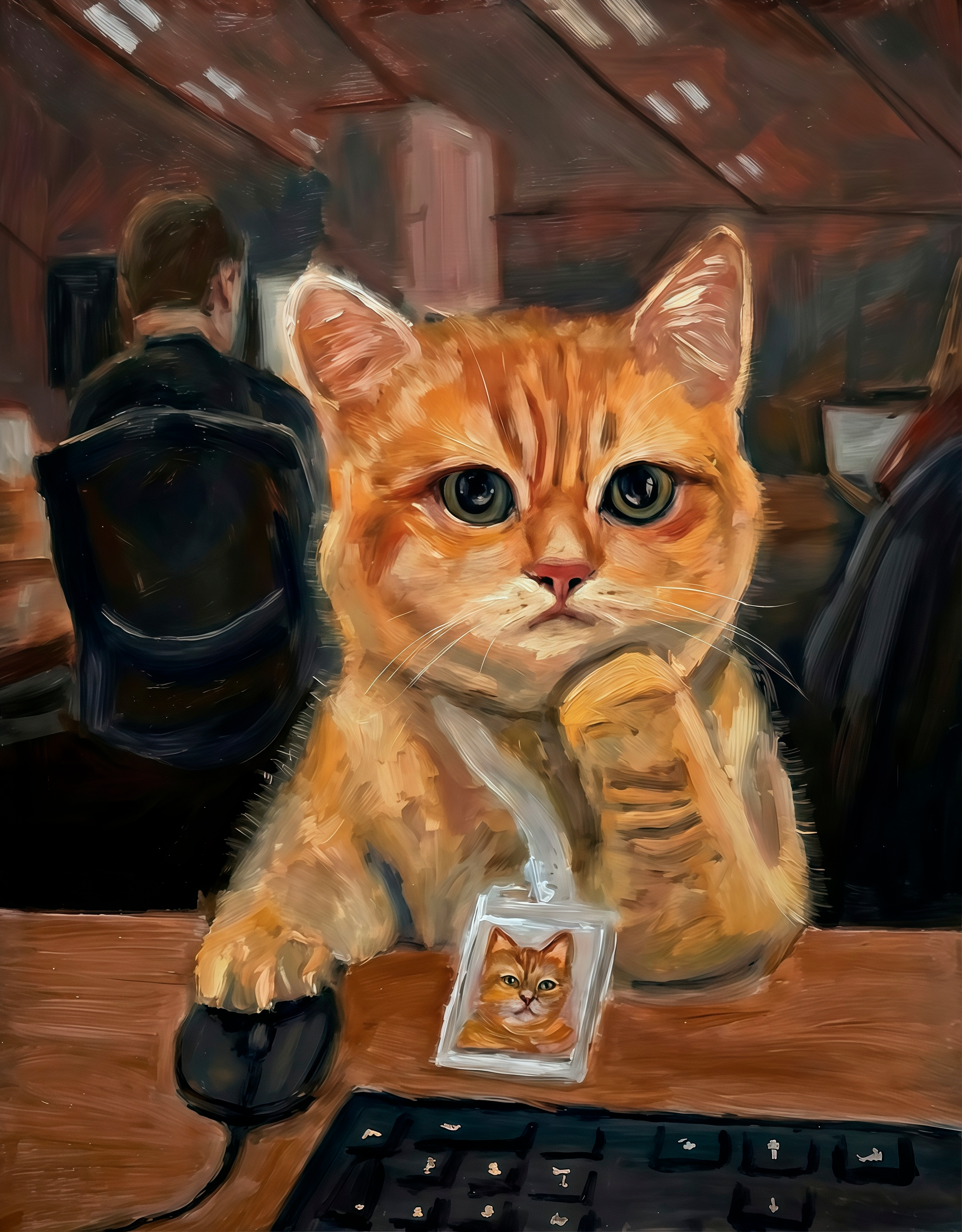 Y al final el ratón atrapó al gato.